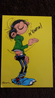 CPM BANDE DESSINEE BD GASTON LAGAFFE FRANQUIN DUPUIS DALIX N° 61 1989 M ENFIN - Comics