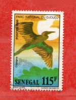 (00) SENEGAL °- 1987 - Oiseaux - CIGOGNE . Yvert. 732.  Used. - Senegal (1960-...)