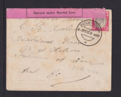 1902 - Brief Mit Zansur Ab POTCHEESTROOM An POW  In Sankt Helena - Saint Helena Island