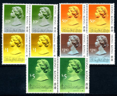 Hong Kong QE II Mi 507, 509, 540 549, 518 (pairs) Michel 35,60€ - Unused Stamps