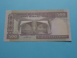 500 Five Hundred RIALS () Central Bank Of The Islamic Republic Of IRAN ( Voir / See > Scans ) UNC ! - Iran