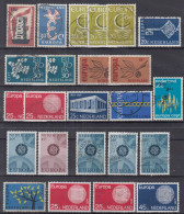 SALE !! 50 % OFF !! ⁕ Netherlands / Nederland 1956 - 1972 ⁕ Europa Cept Collection ⁕ 24v Used (some MNH) - Colecciones Completas