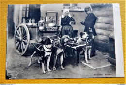 BRUSSEL -  BRUXELLES -       MELKVROUW -   LAITIERE  -  1912 - Petits Métiers