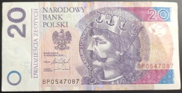 BILLETE DE POLONIA DE 20 ZLOTYCH DEL AÑO 2016 (BANK NOTE) - Pologne