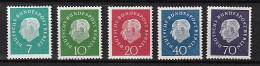 Berlin 182/6 ** - Unused Stamps
