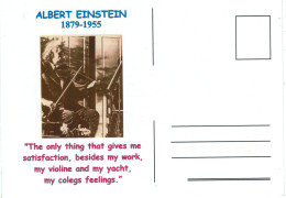 Albert Einstein Schweizerisch-US-amerikanischer Theoretischer Physiker - Postkarte - Geige Violine - Ungebraucht - Albert Einstein