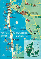 73517984 Vesterhavet Panoramakarte Vesterhavet - Danimarca