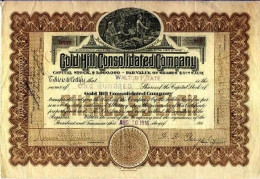 Gold Hill Consolidated Company - G - I