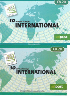 IRELAND, Booklet 142/43, 2008, Sea Asters, Mi 1813 And 1815, Thick And Thin - Booklets