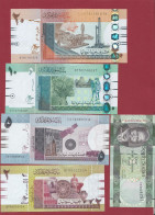 Soudan 5 Billets --UNC/NEUF - Soudan