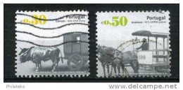 Moyen De Locomotion (deux Timbres) - Used Stamps