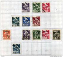 13 Timbres De Roumanie - Service - Dienstmarken