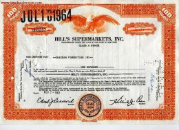 Hill's Supermarkets, Inc. - G - I