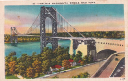 George Washington Brige - New York - Formato Piccolo Non Viaggiata – FE390 - Ponts & Tunnels