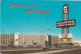 Greetings From - Las Vegas - Nevada - Frontier Hotel - Formato Piccolo Viaggiata – FE390 - Las Vegas