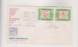ROMANIA  1962  EXILE   Cover - Briefe U. Dokumente