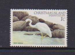 CHRISTMAS  ISLAND    1982    Birds    1c  Heron     MNH - Christmas Island