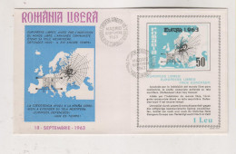 ROMANIA  1962  EXILE   Cover - Cartas & Documentos