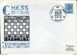 1 Enveloppe - Tournoi D'échecs Grande-Bretagne - Altri & Non Classificati