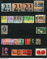 35 Timbres Oblitérés De Hong Kong - Usati