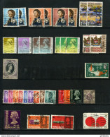 35 Timbres Oblitérés De Hong Kong - Used Stamps