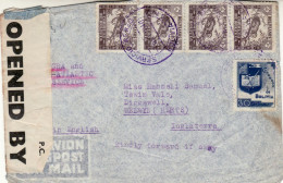 BOLIVIA 1940 AIRMAIL LETTER SENT FROM LA PAZ TO WELWYN - Bolivia