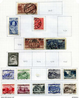 15 Timbres De Pologne - Used Stamps
