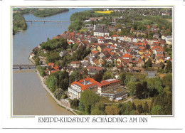 2350u: AK 4780 Schärding Am Inn, Kneipp- Kuranstalt, 1995 Nach D- 93080 Pentling Gelaufen - Schärding