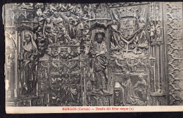 España - Circa 1920 - Postcard - Burgos - La Cartuja - High Altar Detail - Burgos