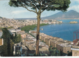 CARTOLINA  NAPOLI,CAMPANIA-PANORAMA-STORIA,MEMORIA,CULTURA,RELIGIONE,IMPERO ROMANO,BOLLO STACCATO,VIAGGIATA 1971 - Napoli (Naples)