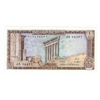 Billet, Liban , 1 Livre, 1980, KM:61b, SUP - Liban