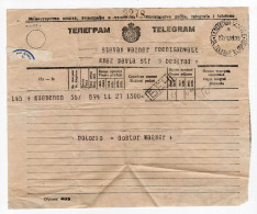 1939. KINGDOM OF YUGOSLAVIA,SERBIA,TELEGRAM BELGRADE FROM GERMANY - Otros & Sin Clasificación