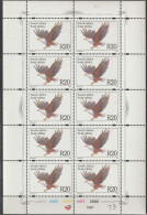 South Africa RSA - FDC - 1993 (1997) - 6th Sixth Definitive Additional Value Birds Of Prey Fish Eagle Complete Sheet - Neufs