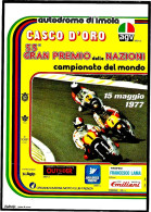 ITALIA ITALY - 1977 IMOLA (BO) 55° GP Delle Nazioni Motociclismo Su Cartolina Speciale Moto Club Faenza - 6854 - Moto