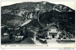 Le Funiculaire Du Pic Du Jer - Gare De Départ  ( CPA ) - Funiculaires