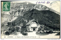 Le Funiculaire Du Pic Du Jer - Gare De Départ  ( CPA ) - Funiculaires