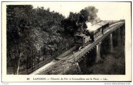 La Montée Du Funiculaire - Langres (52) - ( CPA ) - Funiculaires