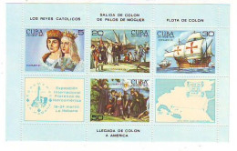 CUBA Block 86,unused,ships - Blokken & Velletjes