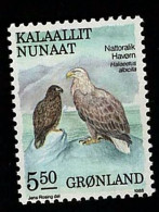 1988 White Tailed Eagle Michel GL 183 Stamp Number GL 183 Yvert Et Tellier GL 171 Stanley Gibbons GL 178 Xx MNH - Nuovi