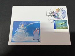 3-10-2023 (3 U 12) Australia - 2023 - Cinderalla (sticker) - Issued 29-8-2023 (for Centenary Of Disney) - Cinderella