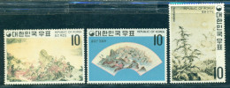 1970 Yi Dynasty Paintings,Landscapes,fan Painting,mountains,KOREA,Mi.725,MNH - Altri & Non Classificati