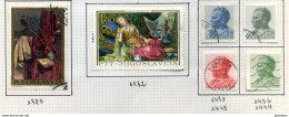 6 Timbres De Yougoslavie - Used Stamps