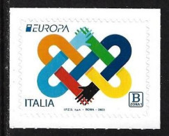 ITALIA /ITALY /ITALIEN /ITALIE - EUROPA-CEPT 2023 -"PEACE –The Highest Value Of Humanity"- SERIE De 1 V. ADHESIVO - 2023