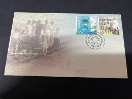 3-10-2023 (3 U 14) Australia - FDC - Cocos (Keeling) Islands -Barrel Mail - 2013 - Cocos (Keeling) Islands