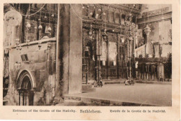 BETHLEHEM - ENTRANCE OF THE GROTTO OF THE NATIVITY - Palestine