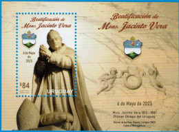 Uruguay 2023 ** Beatification Of Bishop Jacinto Vera: Religion, Angels, Shield. - Uruguay