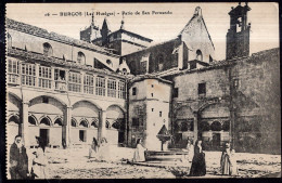 España - Circa 1920 - Postcard - Burgos - Las Huelgas - San Fernando Courtyard - Burgos