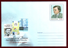 Moldova 2020 "85th Anniversary Of Liviu Damian (1935-1986) Poet, Essayist" Prepaid Envelope (PPE) Quality:100% - Moldova