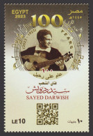 Egypt - 2023 - 100th Anniversary Of The Death Of Sayed Darwish - MNH** - Chanteurs
