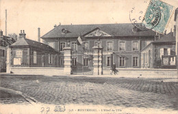 FRANCE - Montereau - L'hotel De Ville  - Animé - Carte Postale Ancienne - - Montereau